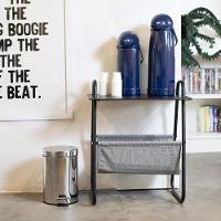 Lixeira Mor Agata com Pedal em Aço Inox e Polipropileno – 3L - 3