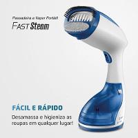 Passadeira a Vapor Mondial Fast Steam VP-09 - Branco/Azul - 2