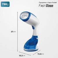 Passadeira a Vapor Mondial Fast Steam VP-09 - Branco/Azul - 8