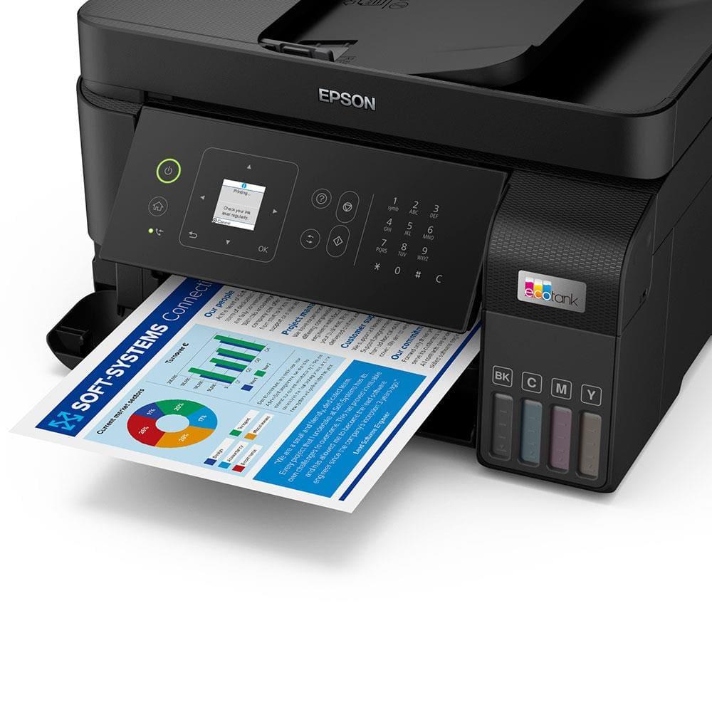 Multifuncional Tanque de Tinta Epson EcoTank L5590 Wireless - Impressora, Copiadora, Scanner - 8
