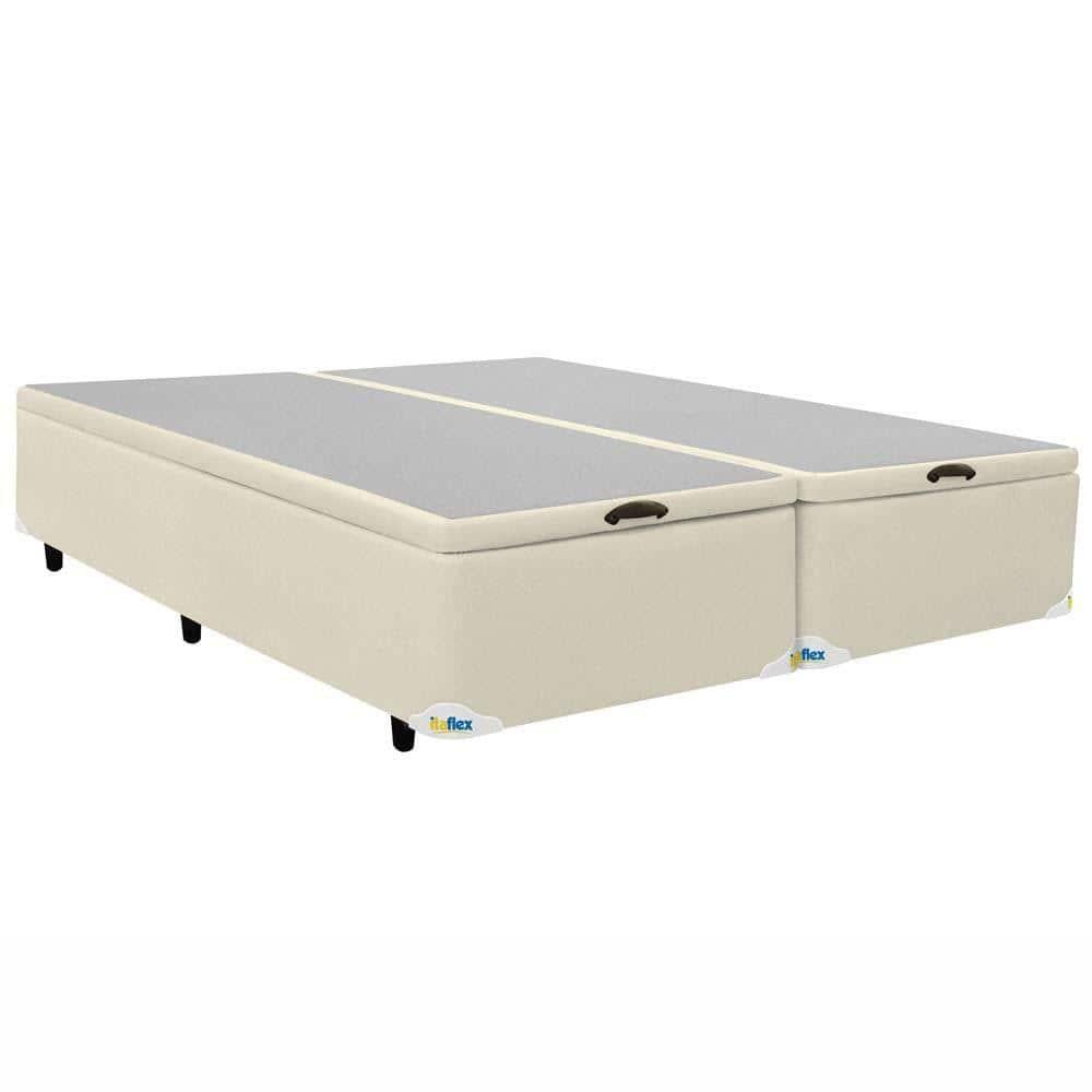 Base Box para Colchão Queen Size Itaflex Universal com Baú 40,5 x 158 x 198 cm - Areia - 1