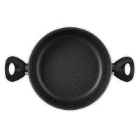 Caçarola Gourmet Multiflon com Tampa de Vidro e Antiaderente de Alumínio - 22cm - 7