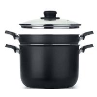 Espagueteira Multiflon Versátil com Tampa Preta - 22 cm - 2