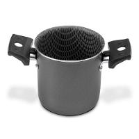 Mini Cuscuzeira Multiflon em Alumínio com Cabo TPA Versátil - Cinza - 5