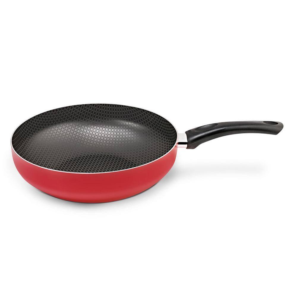 Frigideira Wok Multiflon Páprika com Revestimento Ultra 7 Vermelha - 28 cm - 1
