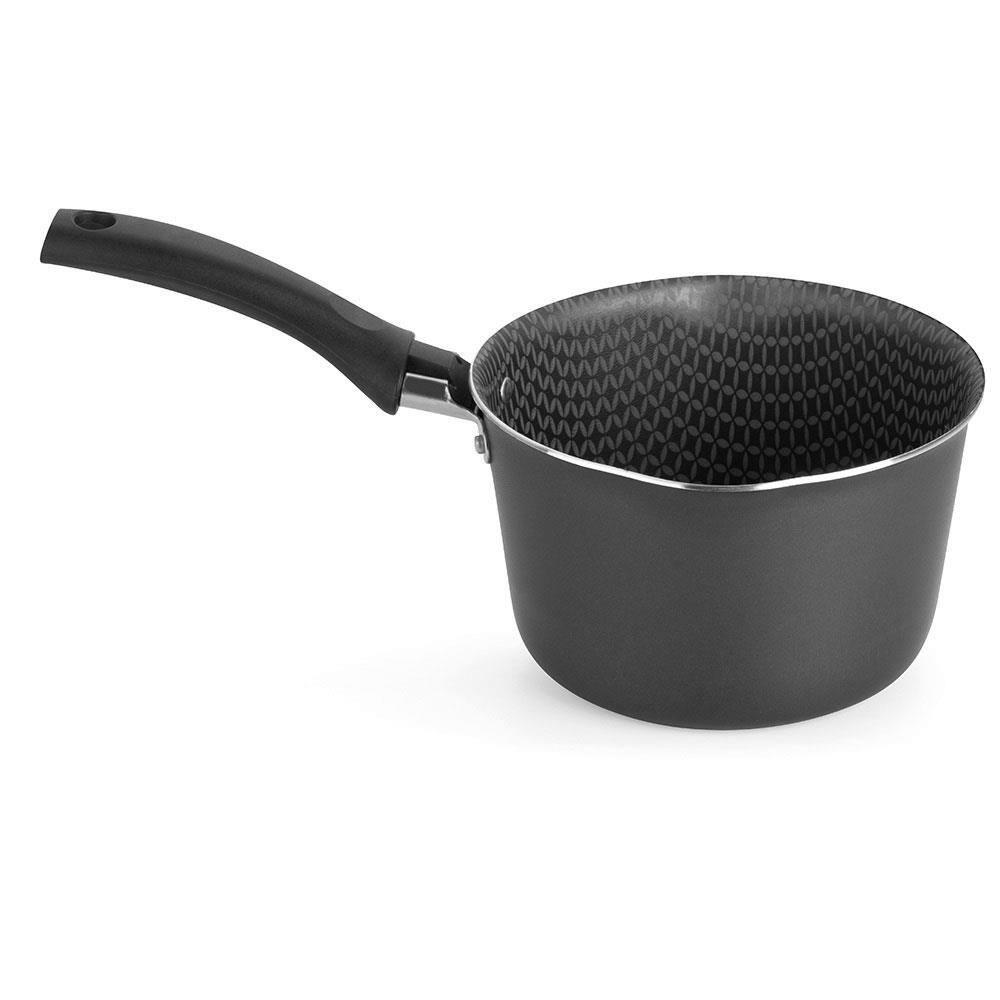 Panela Cônica Multiflon Gourmet em Aluminio e Acabamento Antiaderente 14cm - Preta - 2