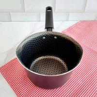 Panela Cônica Multiflon Gourmet em Aluminio e Acabamento Antiaderente 14cm - Preta - 3