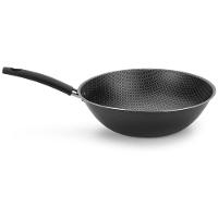Frigideira Wok Multiflon Essencial Oriental com Revestimento Antiaderente Ultra 7 Preta - 24 cm