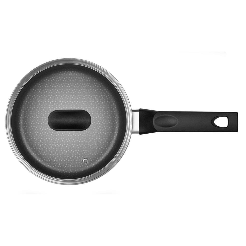 Panela Multiflon Amora com Revestimento Antiaderente Ultra 7 Preto - 18 cm - 4