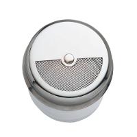 Porta Condimento Forma em Aço Inox e Vidro - 160 ml - 4