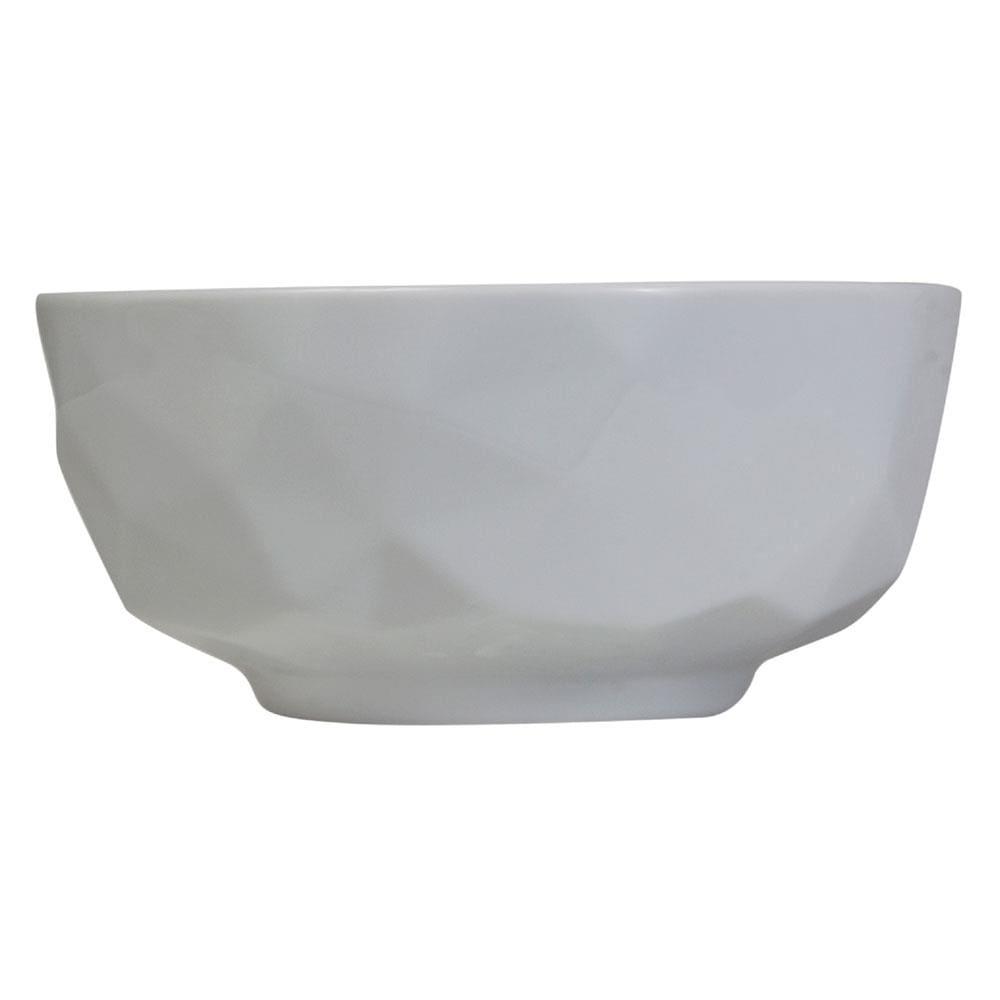 Conjunto com 12 Tigelas P Germer Edros em Porcelana Branca - 230 ml - 2