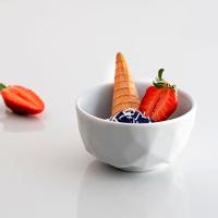 Conjunto com 12 Tigelas P Germer Edros em Porcelana Branca - 230 ml - 3