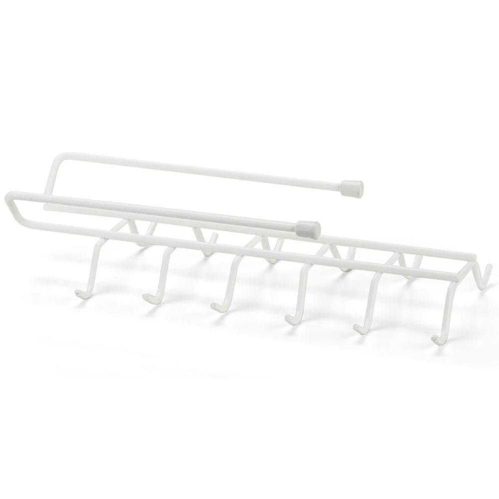 Suporte para Xícaras e Canecas Arthi Com Ponteira Plástica - Branco - 1