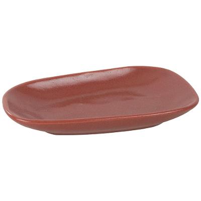 Prato Oval L’Hermitage Sumatra em Cerâmica 12 x 21,40 cm - Vermelho