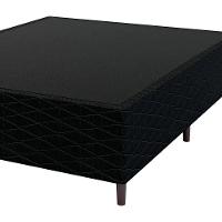 Base Box para Colchão de Casal Umaflex New Itália Black 38x138x188cm - Preto - 3