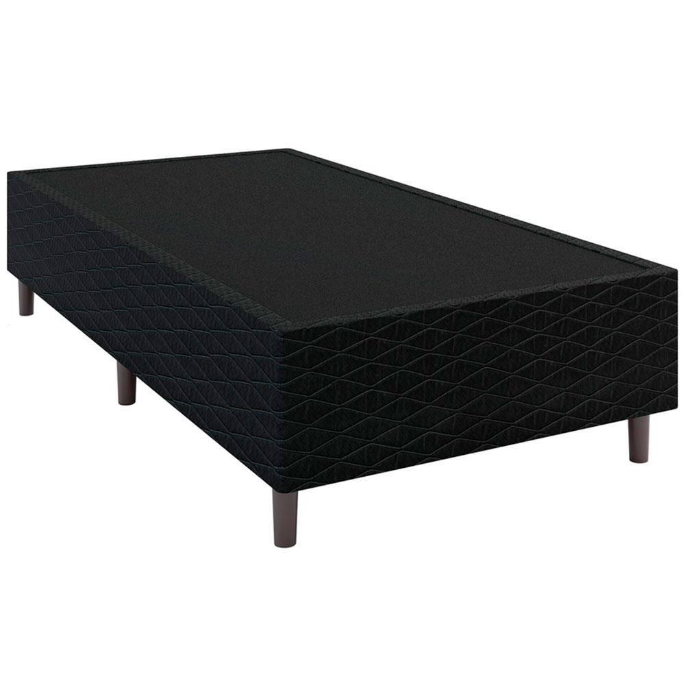 Base Box para Colchão de Solteiro Umaflex New Itália Black 38x88x188cm - Preto - 2