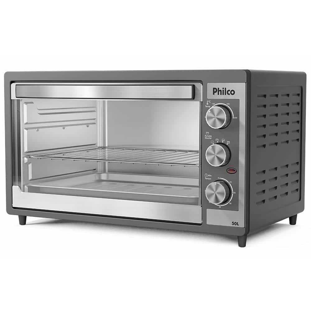 Forno Elétrico Philco PFE52P 50L Timer de 60 minutos Dupla Resistência Preto - 2