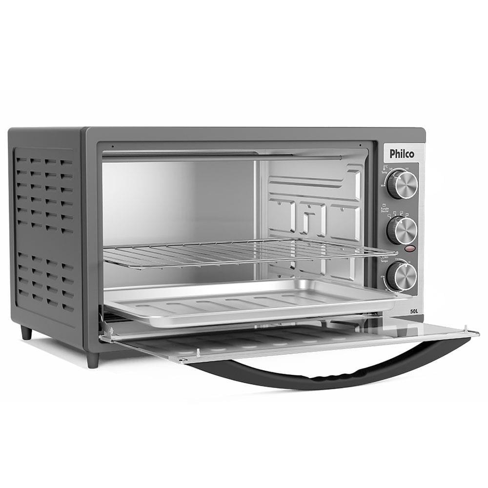Forno Elétrico Philco PFE52P 50L Timer de 60 minutos Dupla Resistência Preto - 6