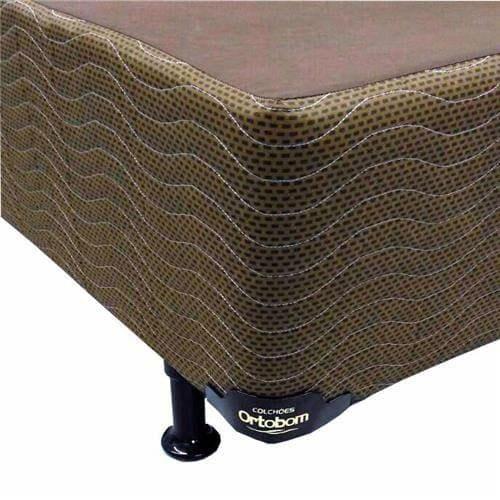 Cama Box Queen Size Ortobom Magnyfic com Ortopillow e Molas Ensacadas 65x158x198 cm - Marrom/Bege - 6