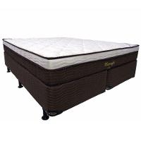 Cama Box Queen Size Ortobom Magnyfic com Ortopillow e Molas Ensacadas 65x158x198 cm - Marrom/Bege - 2