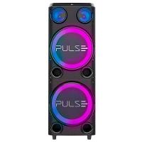 Torre de Som Pulse Double SP508 com Bluetooth, USB e Iluminação LED - 2300W - 2