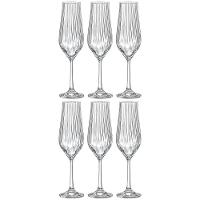 Conjunto de Taças para Champanhe Bohemia Tulipa Optic em Cristal 170ml - 6 Peças - 1