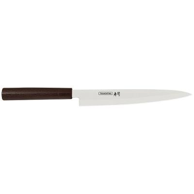 Faca 9" Yanagiba Tramontina Sushi Silver em Aço Inox - Marrom