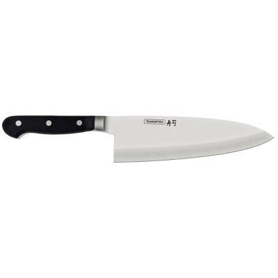 Faca 8" Deba Tramontina Sushi Gold em Aço Inox - Preta