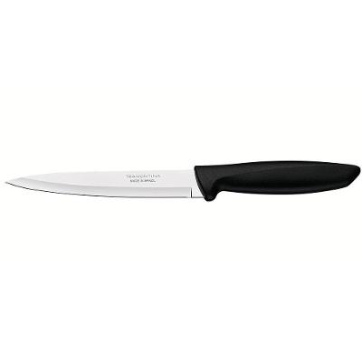Faca 6" Utility Tramontina Plenus em Aço Inox - Preto