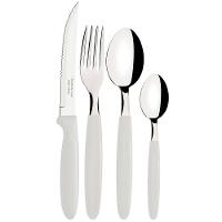 Faqueiro 24 Peças Tramontina Ipanema em Aço Inox - Branco - 2