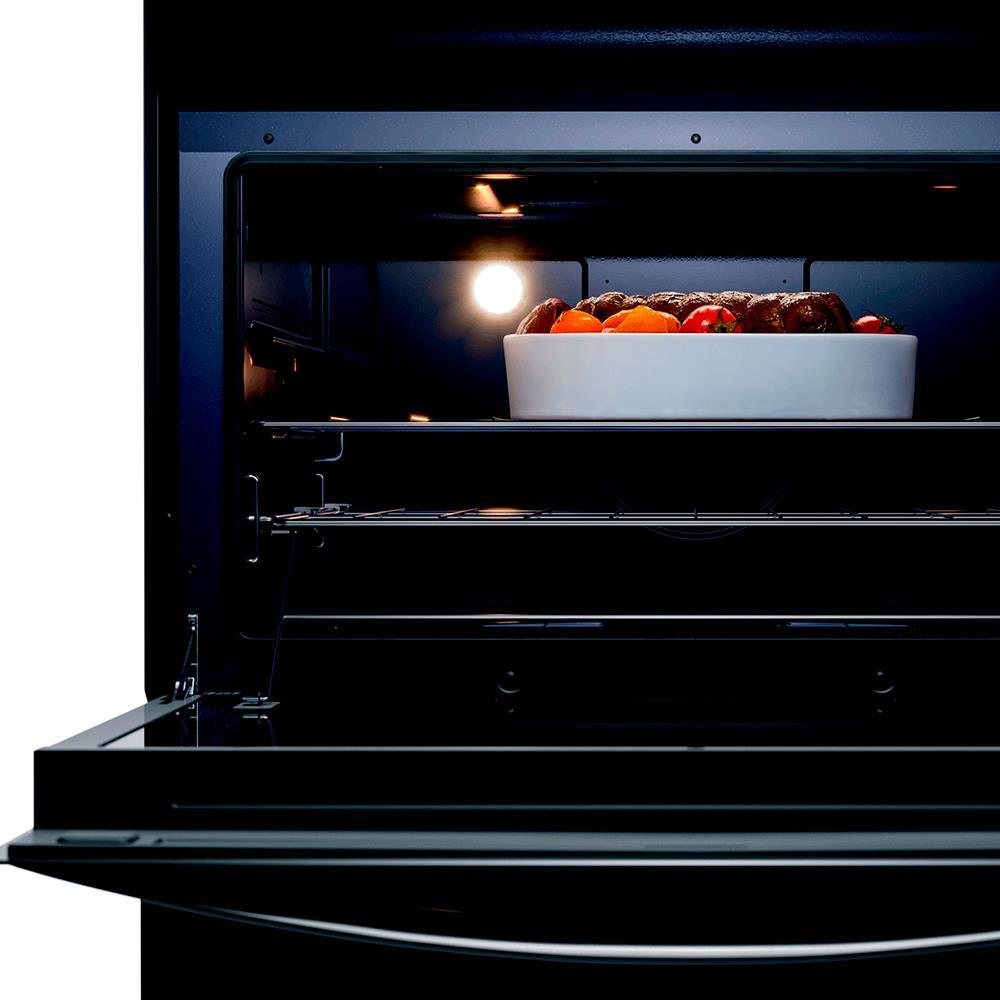 Fogão Brastemp 5 Bocas BFS5VCE com Mesa De Vidro e Turbo Chama Bivolt - Preto - 4