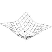 Fruteira de Mesa Utimil Quadriculada em Aço Cromado – 33 cm - 1
