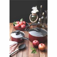 Conjunto de Panelas Tramontina Bergamo com Revestimento Antiaderente Vermelho – 7 Peças - 2