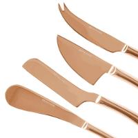 Jogo de Facas para Queijo Fracalanza em Aço Inox Cobre - 4 Peças - 2