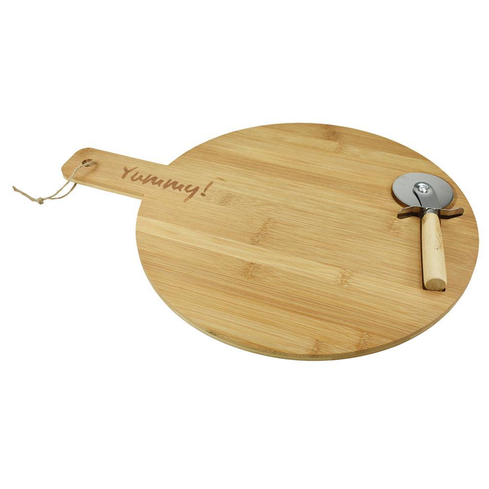 Conjunto para Pizza Dynasty em Bambu - 35 cm - 1