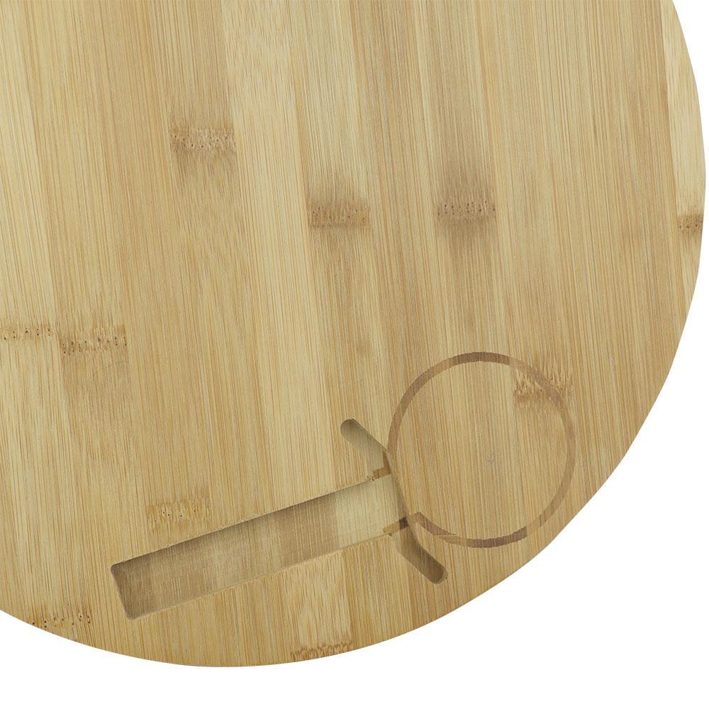 Conjunto para Pizza Dynasty em Bambu - 35 cm - 3
