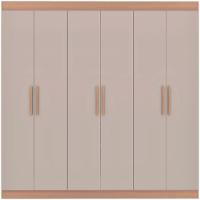 Guarda-Roupa Bartira Ville com 6 Portas e 2 Gavetas - 200,5cm de largura - 3