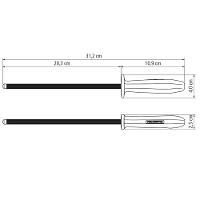 Conjunto de Facas para Churrasco Tramontina 24699825 em Aço Inox com Chaira - 4 Peças - 6