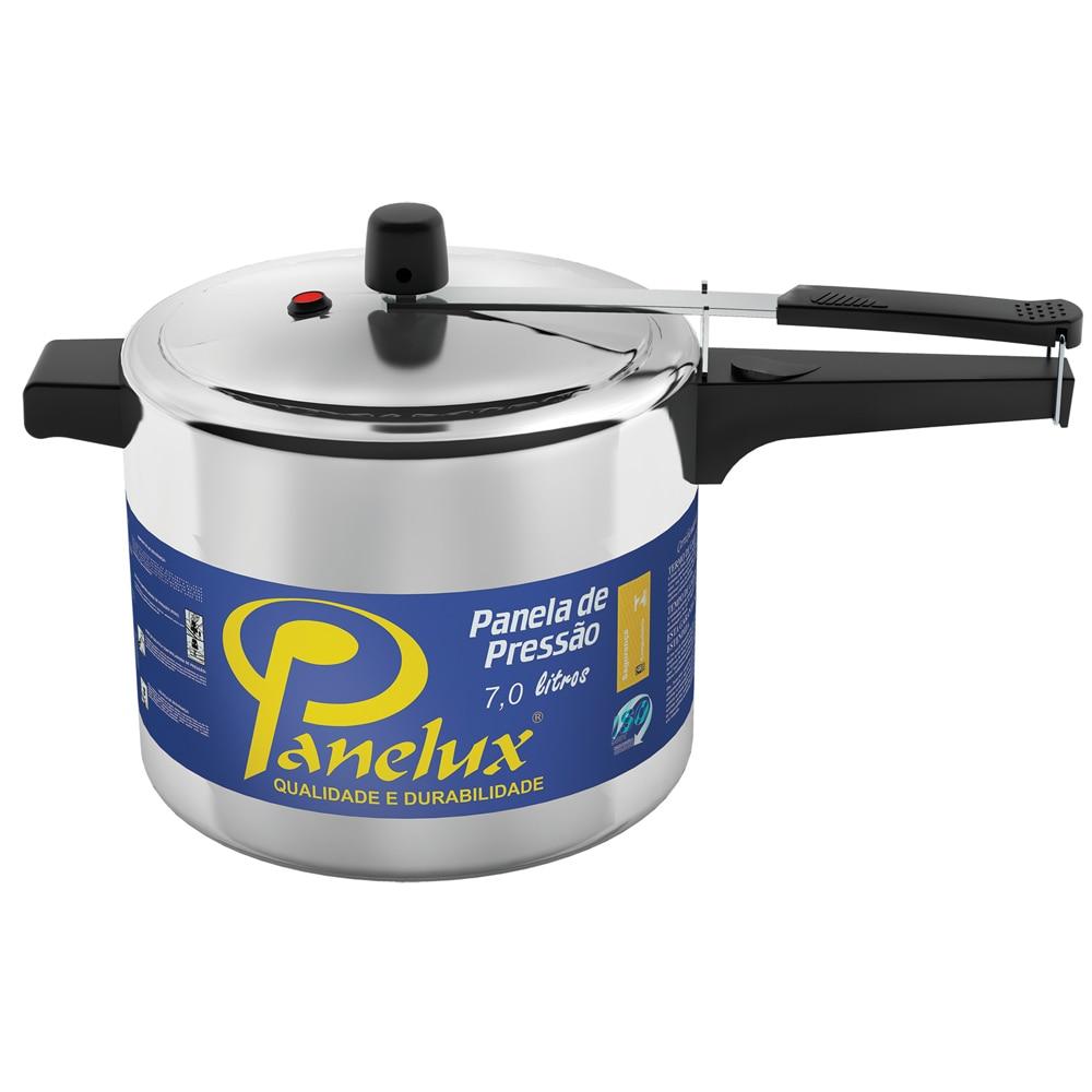 Panela de Pressão Panelux 1036 Alumínio Polido - 7 L - 1