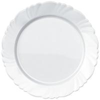 Conjunto de Pratos Rasos Duralex Pétala em Vidro 25,5 cm Branco – 24 Peças - 2