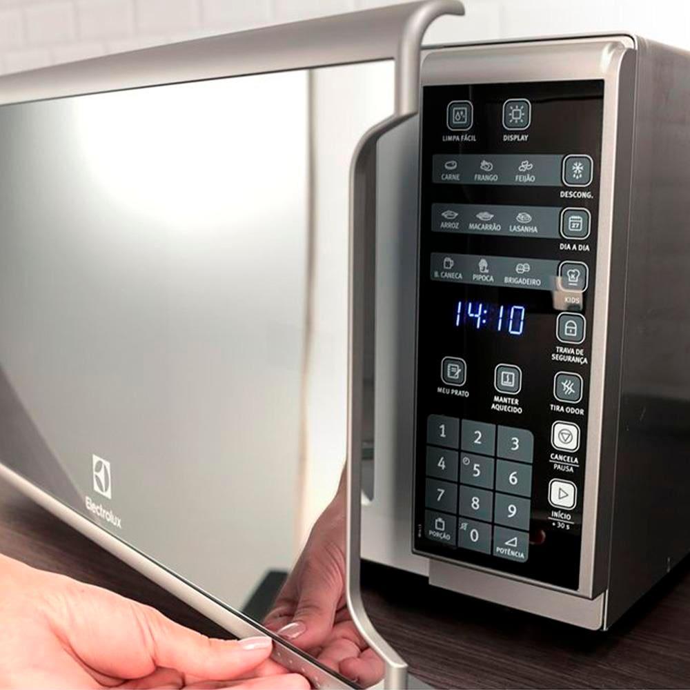 Micro-ondas Electrolux MI41S Inox Espelhado Painel Integrado Função Tira Odor 31 litros - 11