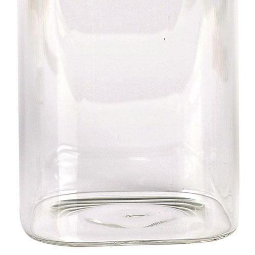 Porta Mantimentos Quadrado Dynasty em Vidro Borossilicato com Tampa de Metal Cobre – 1,1 L - 4