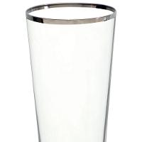 Conjunto de Taças para Champanhe Bohemia Bella Decorada 205 ml em Cristal Ecológico Platinum Rim – 6 Peças - 2