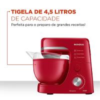 Batedeira Planetária Mondial BP-03 com 12 Velocidades e 700W - Vermelha