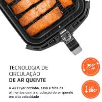 Fritadeira Elétrica Sem Óleo Mondial AFN-50 Grand Family Inox 5L - Preta - 5
