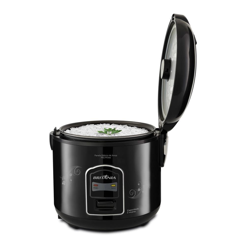 Panela Elétrica de Arroz Britânia PA5 Prime 5 Xícaras - Preta - 5