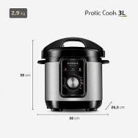 Panela Elétrica de Pressão Mondial PE-47 Pratic Cook 3L - Inox - 9