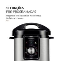 Panela Elétrica de Pressão Mondial PE-47 Pratic Cook 3L - Inox - 3