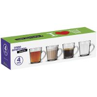 Conjunto de Canecas Copo Americano em Vidro 270 ml – 4 Peças - 3