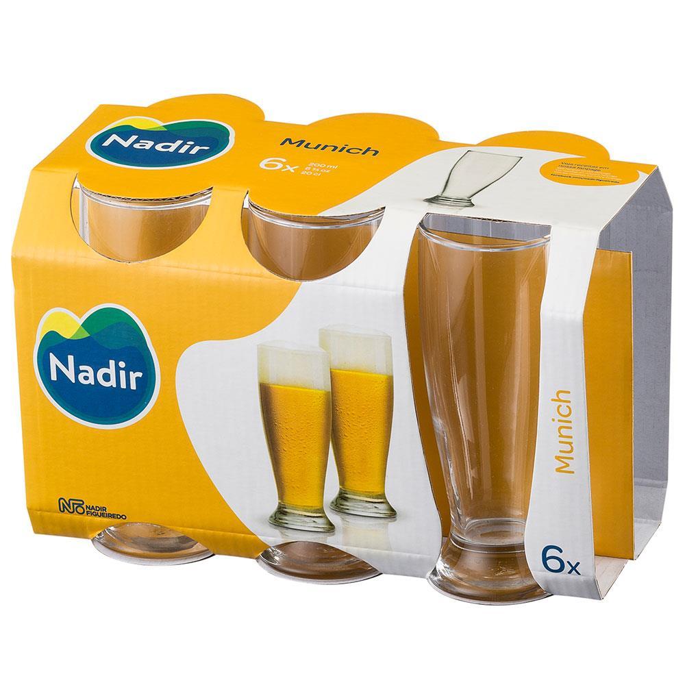 Conjunto de Copos para Cerveja Nadir Munich 200 ml – 6 Peças - 5